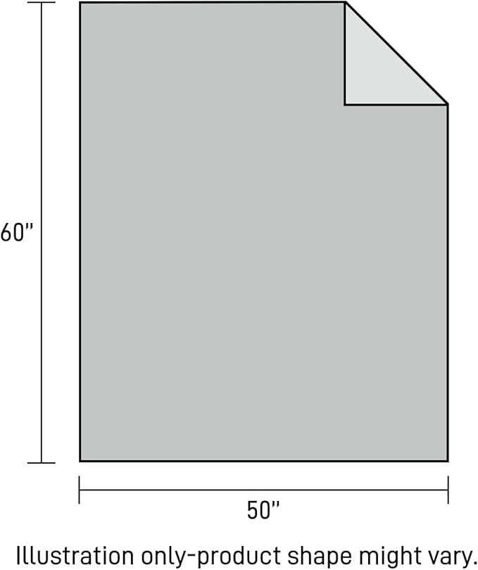 Soft Fuzzy Throw Blanket - Blue Cozy Warm Knit Fluffy Plush, Lightweight & Breathable, Throw for Bed, Chair, Sofa, Couch, Outdoor, 50"X60", Oeko-TEX Certified