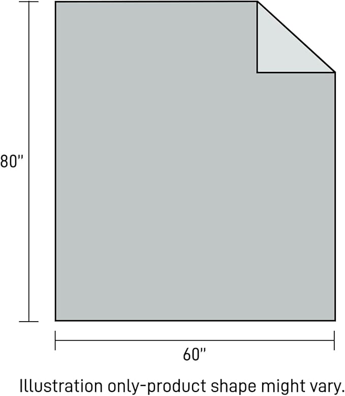 Soft Fuzzy Throw Blanket - Blue Cozy Warm Knit Fluffy Plush, Lightweight & Breathable, Throw for Bed, Chair, Sofa, Couch, Outdoor, 60"X80", Oeko-TEX Certified