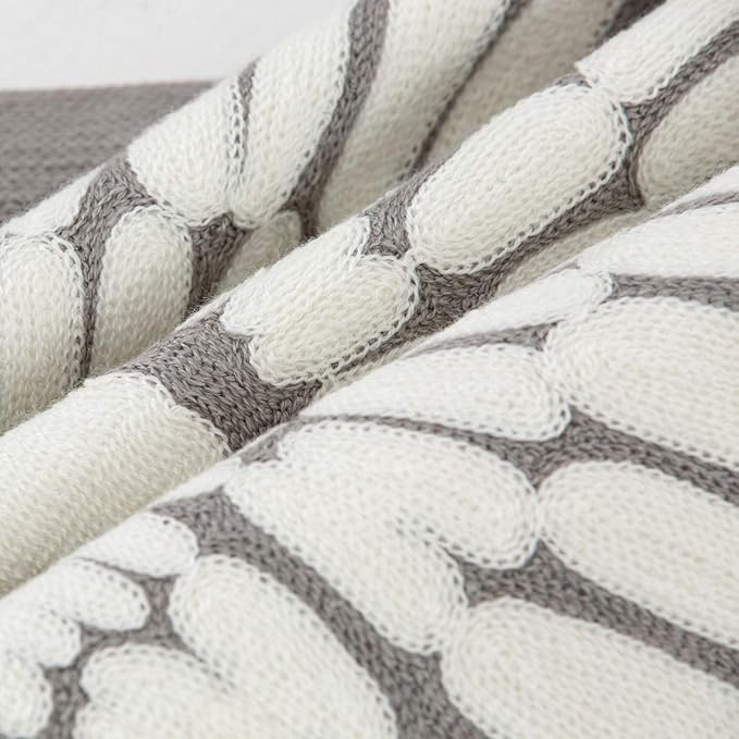 HWY 50 Grey Gray Decorative Throw Pillow Covers 18x18 Inch, Pack of 2 Embroidered Cotton Farmhouse Cushion Cover Pillow Case for Sofa Couch Living Room Bed Bedroon, Sunflower Design