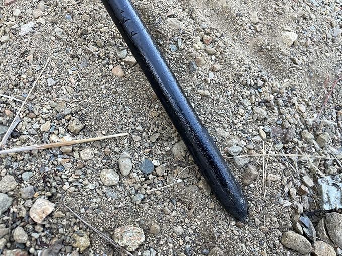 Sandbaggy Round Steel Concrete Form Stakes with Nail Holes - Rust Resistant Coating - Removable, Reusable (20, 3/4 in X 36 in)