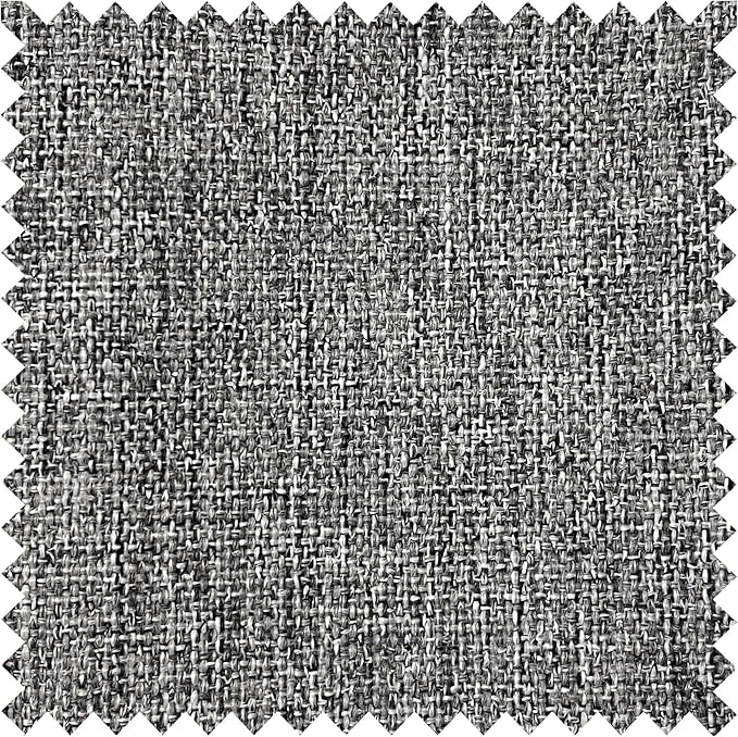 Macochico Pinch Pleated Full Blackout Curtains for Bedroom Living Room Natural Grey Linen Curtains Thermal Insulated and Noise Reducing Window Panels with Tieback Shabby Chic Decor 84”Wx84”L 1 Panel