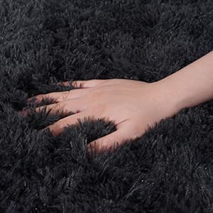 Small Rugs for Bedroom, Fluffy 2x3 Rug Throw Non Slip for Bedside Dorm Kids Room - Image 4