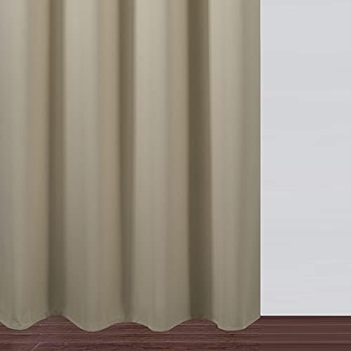LEMOMO Beige Thermal Blackout Curtains/38 x 54 Inch/Set of 2 Panels Room - Image 9