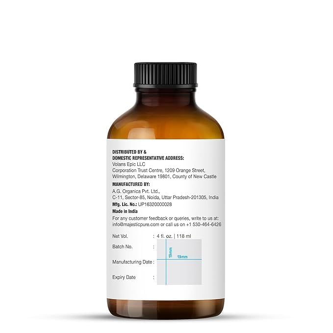 Majestic Pure Jasmine Essential Oil with Glass Dropper - Huge 4 Fl Oz - 100% Pure and Natural Jasmine Oil - Premium Grade Essential Oils for Diffuser, Aromatherapy, Soap and Candle Making