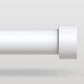 VOIIY White Curtain Rods for Windows 72 to 144 Inch, Size:36-144 Inch by VOIIYCurtainRods
