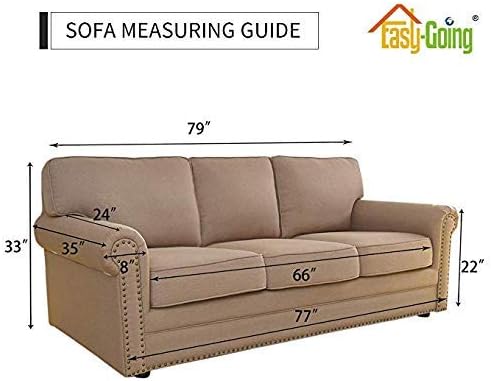 Easy-Going Reversible Couch Cover, 3 Cushion Sofa, Water Resistant Furniture Mat - Image 8