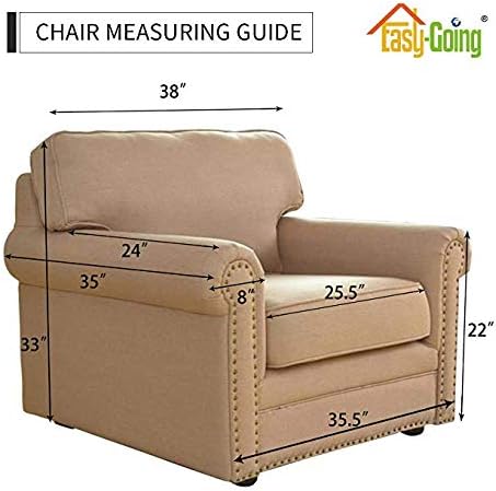Easy-Going Reversible Couch Cover, Small Chair, Water Resistant Furniture Mat - Image 7