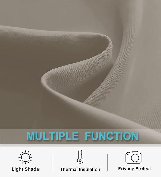 RYB HOME Short Blackout Curtains - Image 5