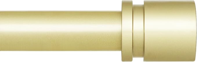 Byondeth Curtain Rods for Windows 16 to 240 Inches Adjustable Length 1 Inch by Byondeth