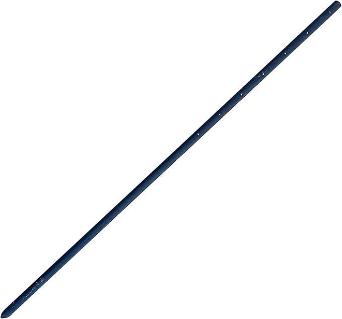 Sandbaggy Round Steel Concrete Form Stakes with Nail Holes - Rust Resistant Coating - Removable, Reusable (25, 3/4 in X 48 in)