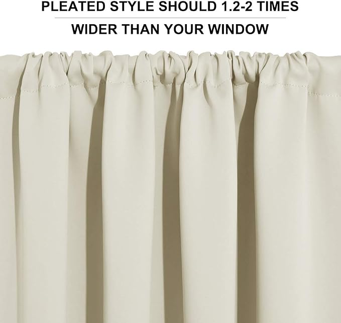 RYB HOME RV Curtains for Camper Windows, Mini Small Thermal Insulated Sunlight - Image 6