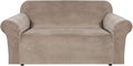 H.VERSAILTEX Stretch Velvet Loveseat Covers by HVERSAILTEX