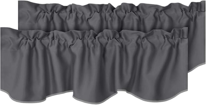 H.VERSAILTEX 2 Panels Blackout Curtain Valances by HVERSAILTEX