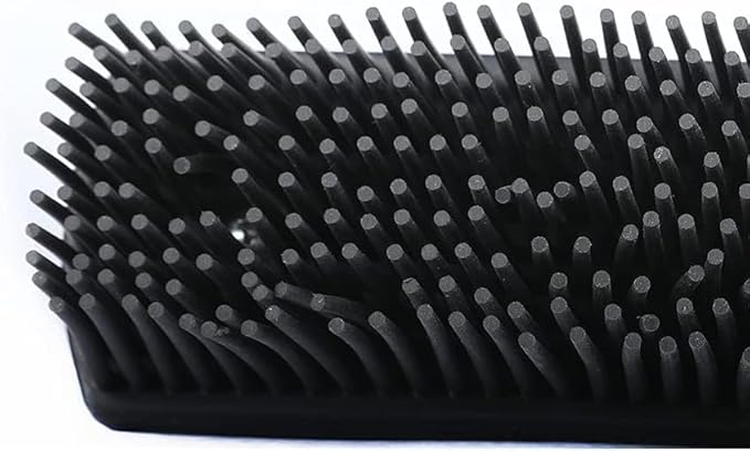 Rubber Pet Hair Removal Brush Lint & Hair Removal Cat Dog Hair Remover Brush Pet Hair Removal Tool Silicone Lint and Debris Remover for Cleaning,Grooming,Lint and Fur Removal,Home (Red&Black)