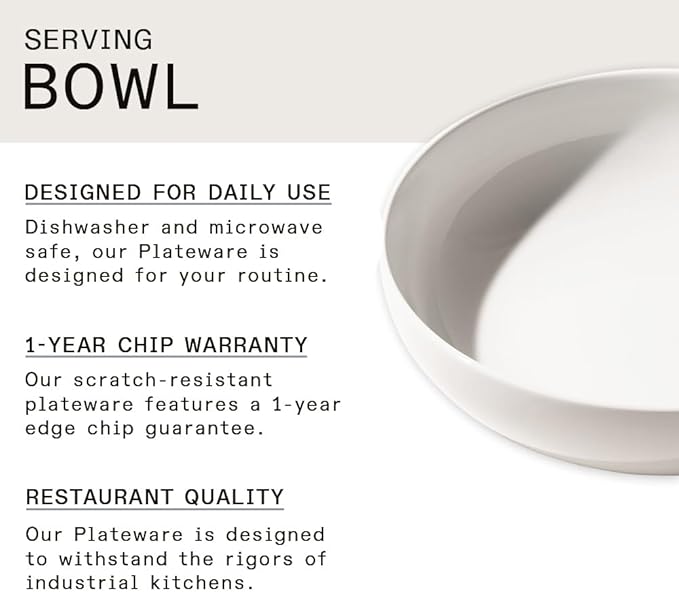 Made In Cookware - Serving Bowl - White - Porcelain England