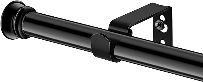 Standard Decorative Window Curtain Rods 30 to 116 Inch, 5/8 Inch Diameter Small by Alskarhem