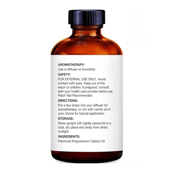 Majestic Pure Patchouli Essential Oil with Glass Dropper - 1 Fl Oz - 100% Pure and Natural Patchouli Oil - Premium Grade Essential Oils for Diffuser, Aromatherapy, Soap and Candle Making