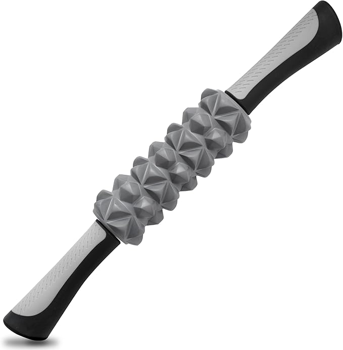 KITWILD Muscle Roller Stick, Massage Roller Stick for Athletes, Body Massage Stick for Muscles Deep Tissue, Muscle Relaxation Roller for Physical Therapy, Myofascial Release, and Yoga Therapy