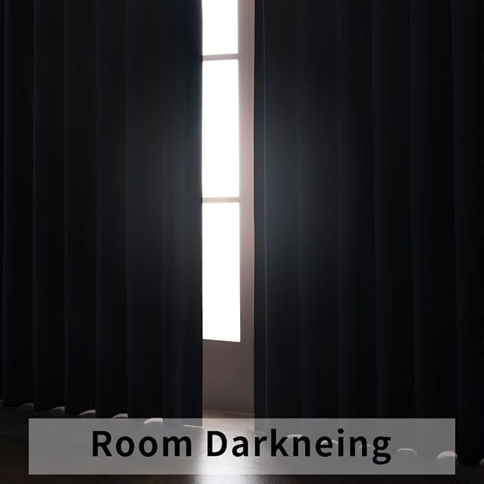 Joydeco 90 Inch Blackout Curtains - Image 9