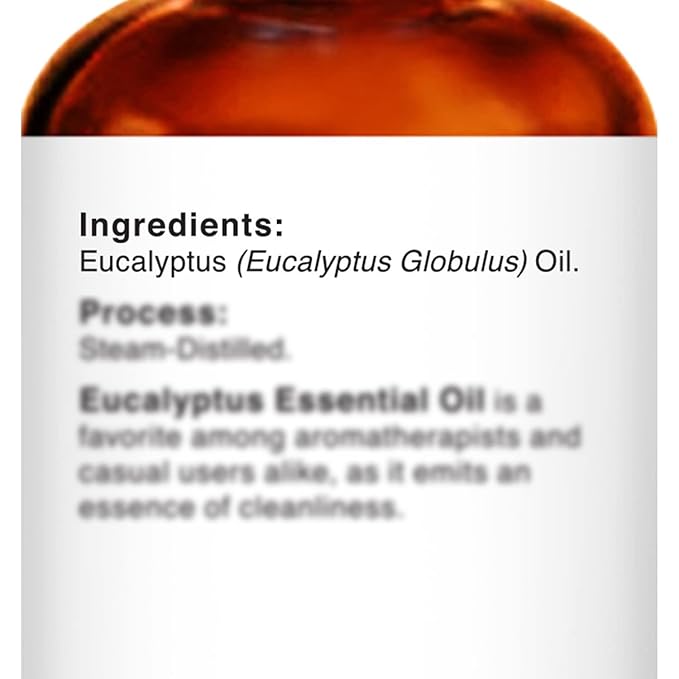 Majestic Pure Eucalyptus Essential Oil with Glass Dropper - 1 Fl Oz - 100% Pure and Natural Eucalyptus Oil - Premium Grade Essential Oils for Diffuser, Aromatherapy, Soap and Candle Making