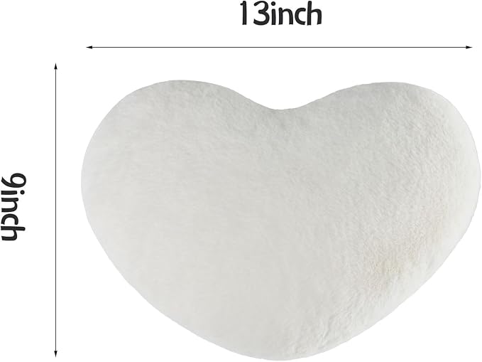 2PCS Throw Pillows Cute Room Decor Heart Pillow Home Decor Decorative Couch - Image 6