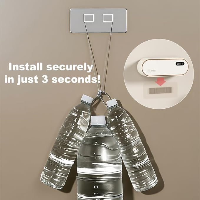 UV Toothbrush Sanitizer Holder for 4 | Wall Mounted Toothbrush Holder for Bathroom with Fan Drying | USB Rechargeable Toothbrush Cleaner & Sterilizer, No Drill Install, Modern Design (White)