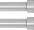 VOIIY 2 Pack Curtain Rods for Windows 28 to 48 Inch, Modern Adjustable Heavy by VOIIYCurtainRods