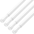 AIZESI Spring Tension Rods Adjustable Tension Curtain Rod Small Tension Rod No by AIZESITENSIONROD