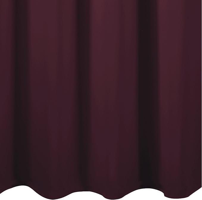 LEMOMO Burgundy Red Thermal Blackout Curtains/42 x 84 Inch/Set of 2 Panels Room - Image 9