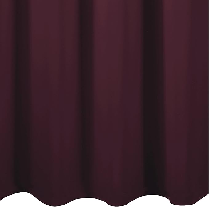LEMOMO Blackout Curtains 66 x 84 inch/Burgundy Red Curtains Set of 2 - Image 9