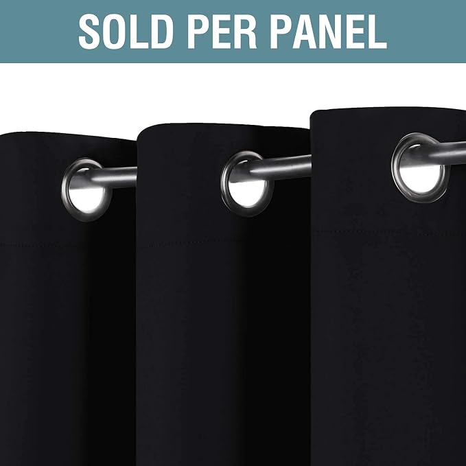 H.VERSAILTEX Blackout Curtain for Living Room Small Window Kitchen Blackout - Image 2