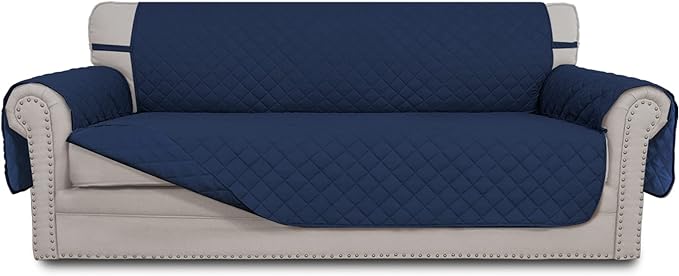 Easy-Going Reversible Couch Cover, 4 Seater Sofa, XX-Large Sofa, Water by Easy-Going