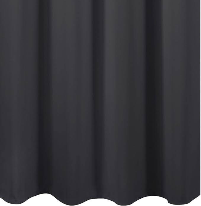 Blackout Curtains 52 x 84 inches Long Dark Grey Curtains Set of 2 Panels - Image 8