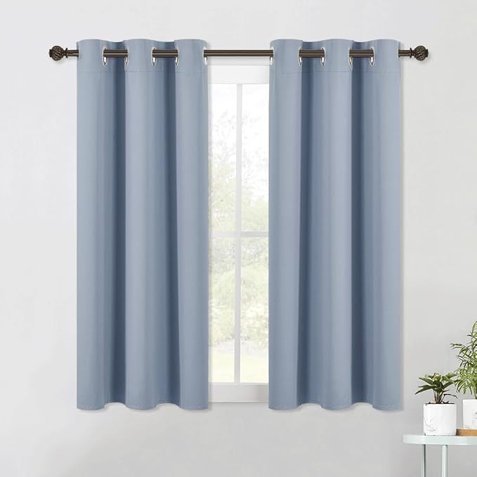 NICETOWN Kitchen Blackout Short Curtain Panels by NICETOWN