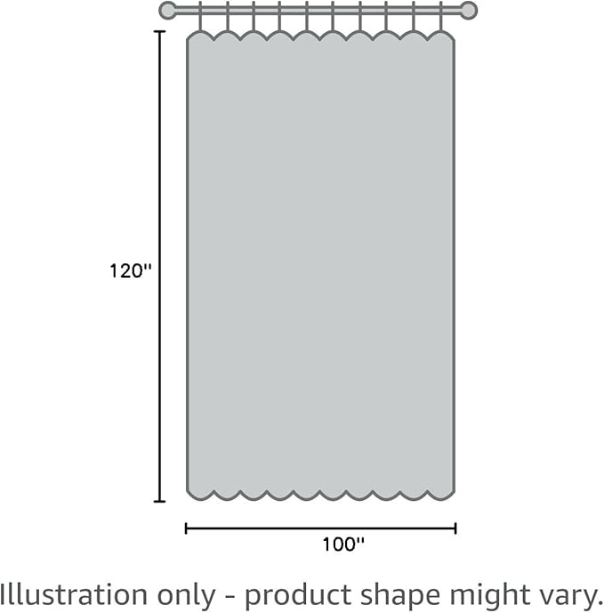 RYB HOME Detachable Sheer Outdoor Curtains White Privacy Sheer Drapes Extra - Image 9