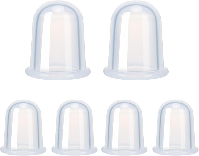 Silicone Cupping Therapy Set - Cupping Kit for Massage Therapy - Cellulite Remover Cupping Set - Anti Cellulite Cup Massager, Vacuum Suction Massage Cups for Cellulite Reduction