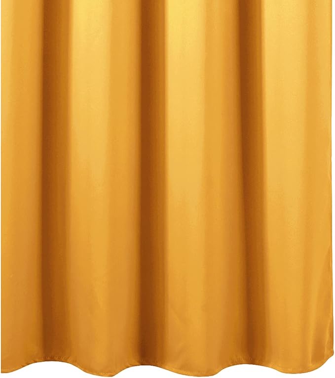 LEMOMO Yellow Thermal Blackout Curtains/38 x 54 Inch/Set of 2 Panels Room - Image 9