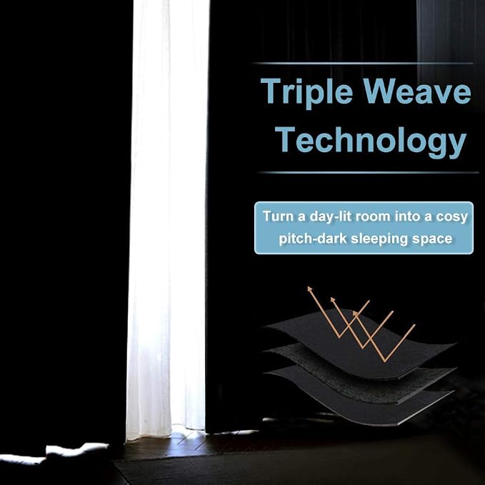RYB HOME RV Curtains for Camper Windows, Mini Small Thermal Insulated Sunlight - Image 7