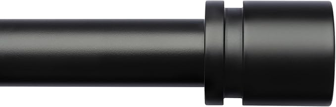 Byondeth Curtain Rods for Windows 16 to 144 Inches Adjustable Length 1 Inch by Byondeth