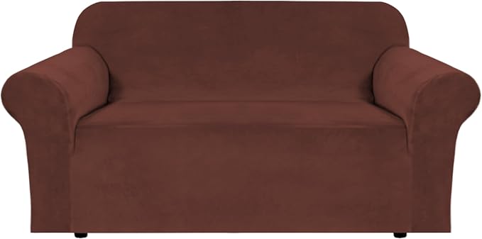 H.VERSAILTEX Stretch Velvet Loveseat Covers by HVERSAILTEX