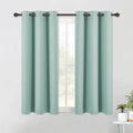 NICETOWN Modern Blackout Curtains Noise Reducing, Aqua Blue, 2 Panels, W42 x L54 by NICETOWN