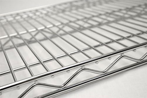 Omega Products Corporation 21" Deep x 48" Wide x 14" High Chrome Stationary Dunnage Rack