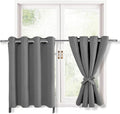 RV Blackout Curtains for Bedroom, 52 x 36 Inches Long, Light Grey | Thermal by Hiasan
