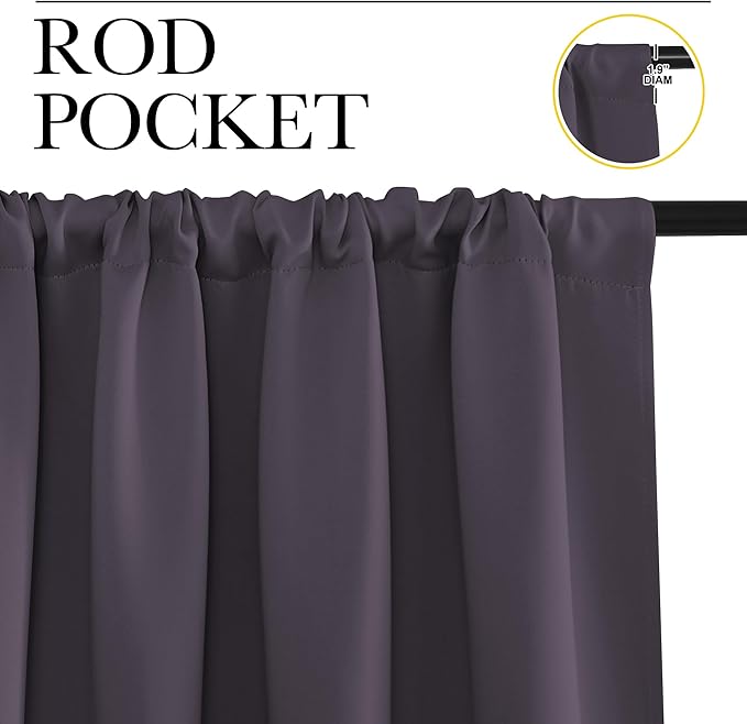 NICETOWN RV Blackout Curtains for Camper Windows, Kitchen Short Blackout - Image 2