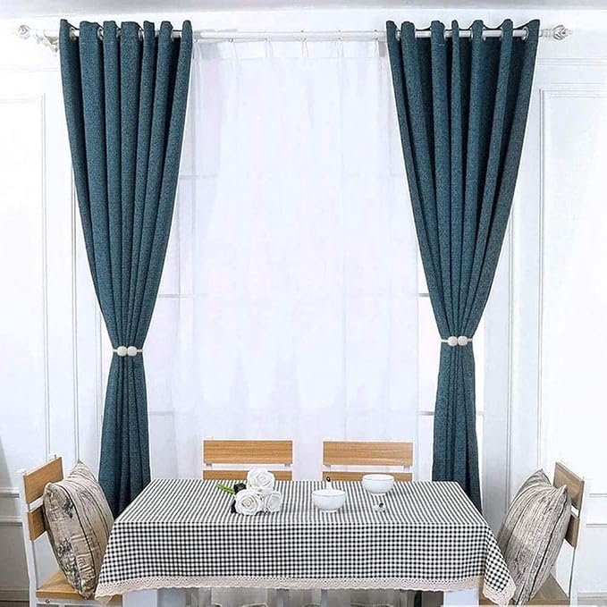 Melaluxe 6 Pack Magnetic Curtain Tiebacks, Decorative Curtain Holdbacks - Image 4