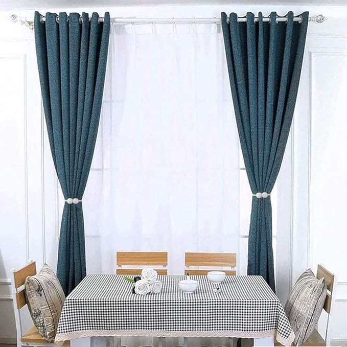 Melaluxe 4 Pack Magnetic Curtain Tiebacks, Decorative Curtain Holdbacks - Image 6