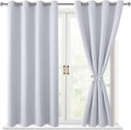 Blackout Curtains for Bedroom, 2 Panels, Energy Saving, Window Curtains by Hiasan