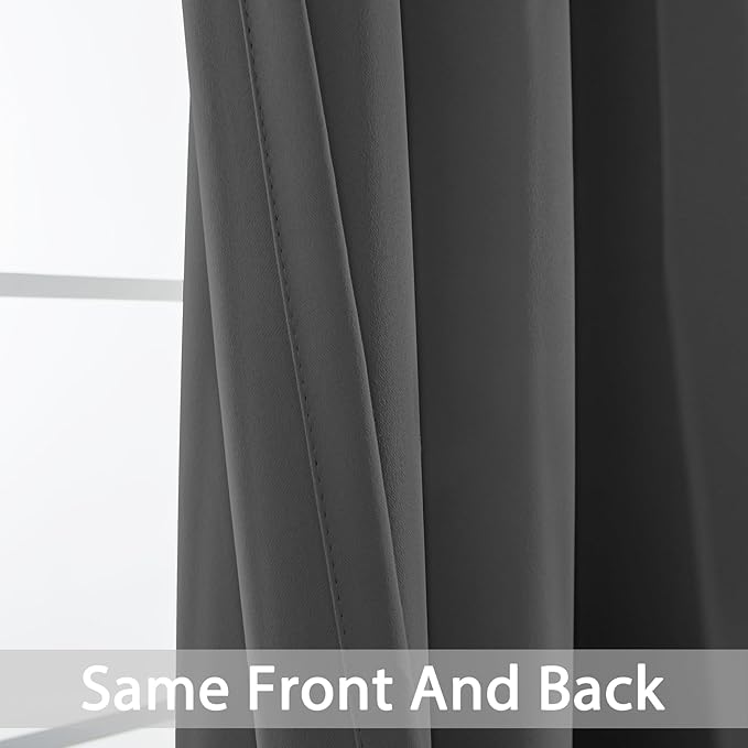 Yakamok 63 Inch Long Blackout Curtains - Image 3