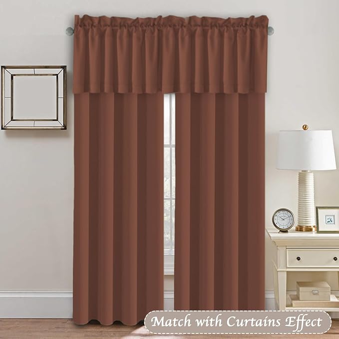 H.VERSAILTEX 2 Panels Blackout Valances - Image 3