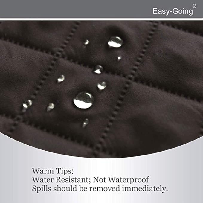 Easy-Going Reversible Couch Cover, Recliner 19 in, Chocolate/Chocolate | - Image 3